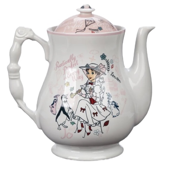 Disney Kitchen Disneys Mary Poppins Ceramic Teapot Jolly Holiday